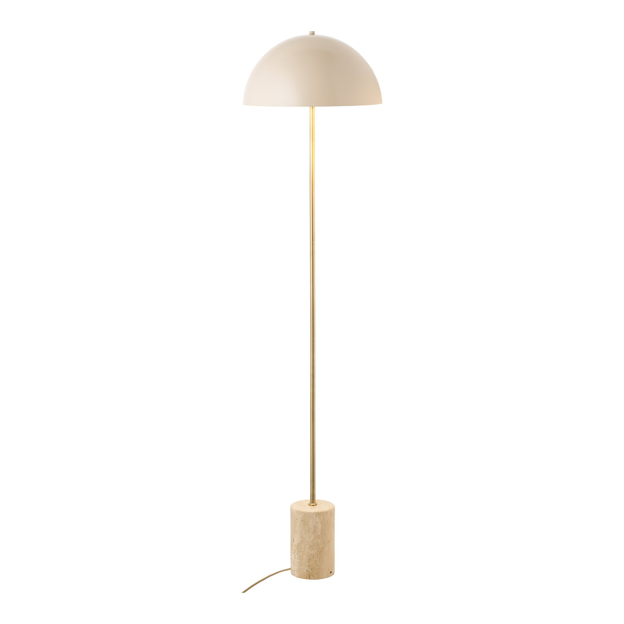 Sheffield Vloerlamp - Marmer/metaal, beige