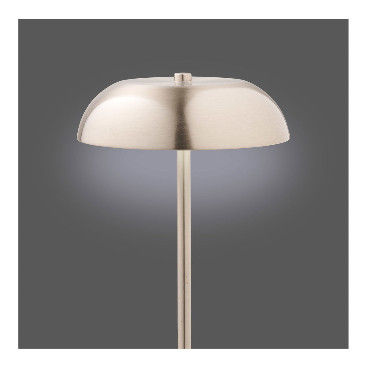Fenwick Table Lamp - Table lamp, rechargeable, metal, silver