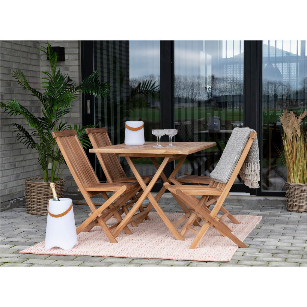 Toledo Eetkamerstoel - Teak, naturel (set van 2)