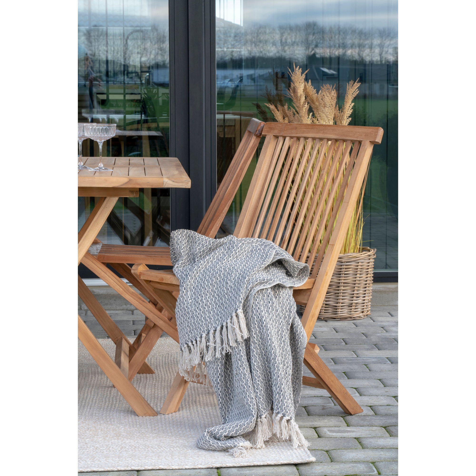 Toledo Eetkamerstoel - Teak, naturel (set van 2)