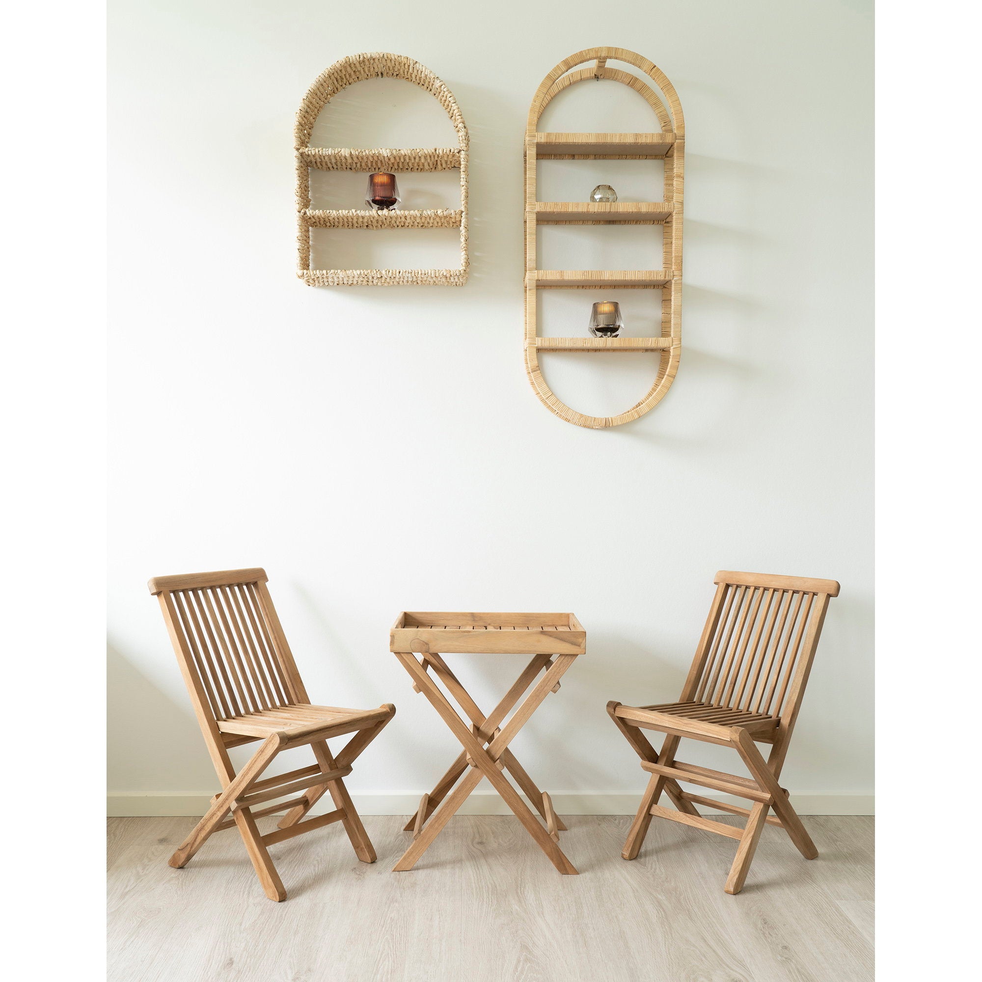 Toledo Kinder Eetkamerstoel - Teak, naturel (set van 2)