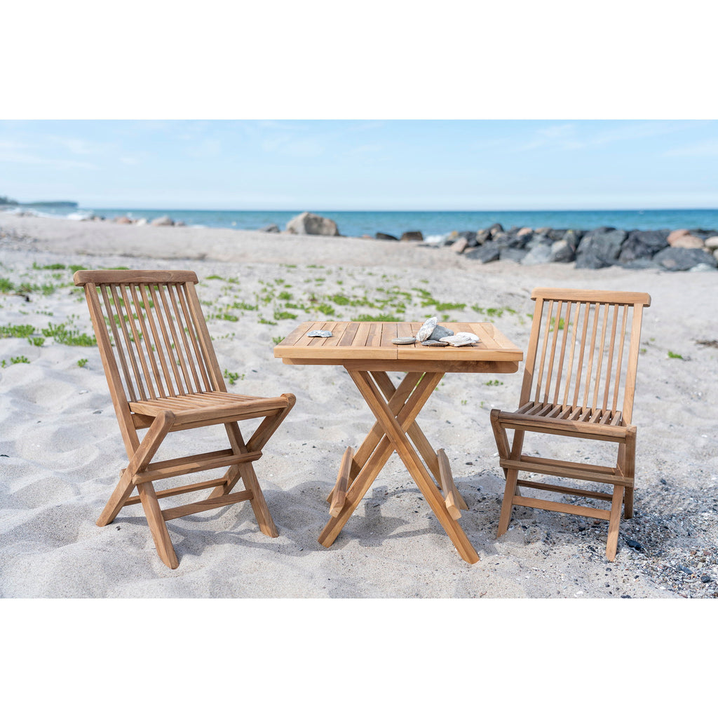 Toledo Kinder Eetkamerstoel - Teak, naturel (set van 2)