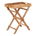 Ronda Tray Table - Teak, natural 29x39x49.5 cm