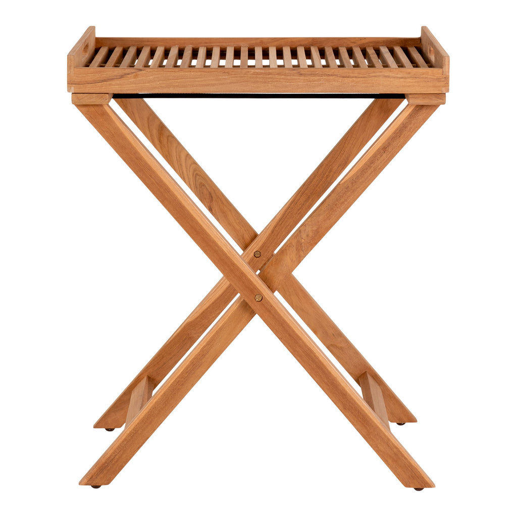 Ronda Dienbladtafel - Teak, naturel 60x40x70 cm