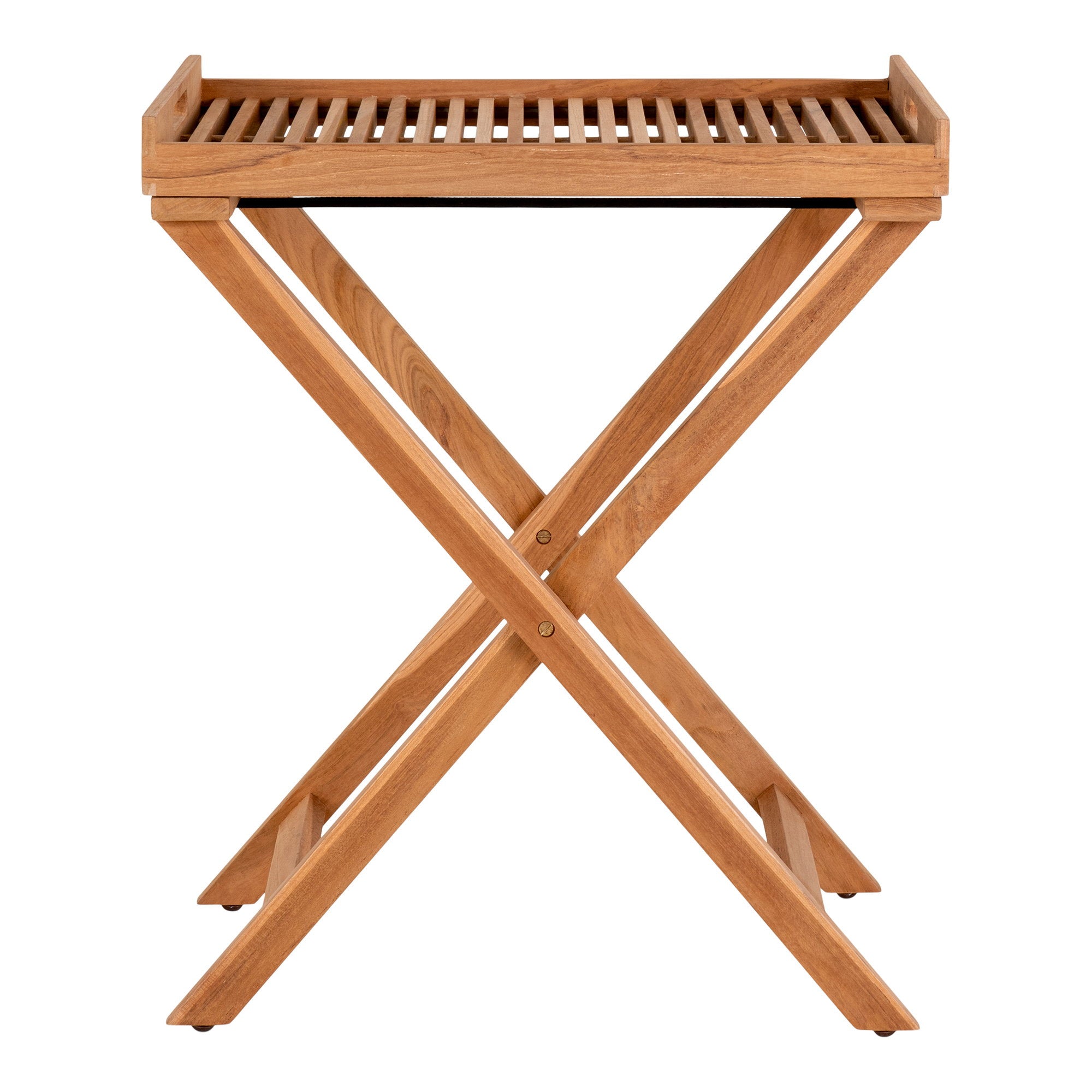 Ronda Dienbladtafel - Teak, naturel 60x40x70 cm