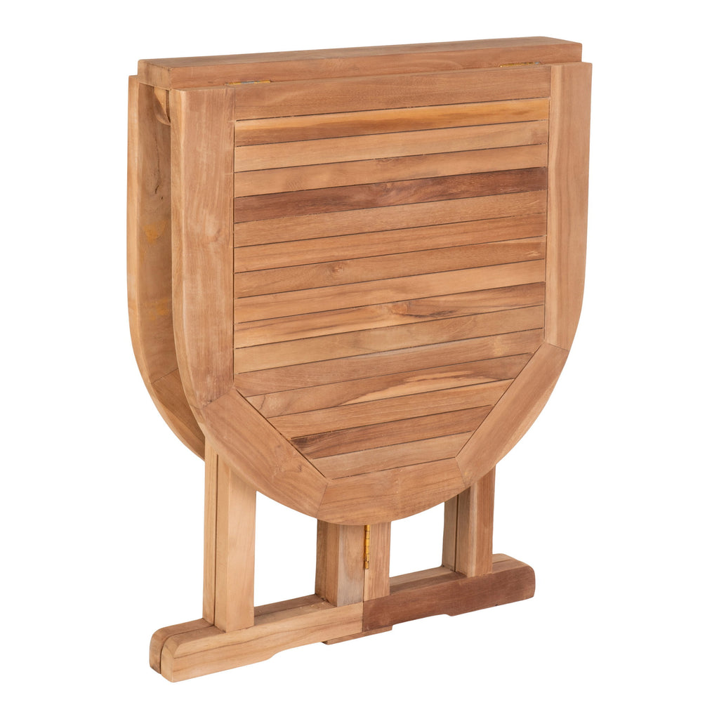 Huelva Bijzettafel - Bijzettafel, teak, naturel 120x60x75 cm