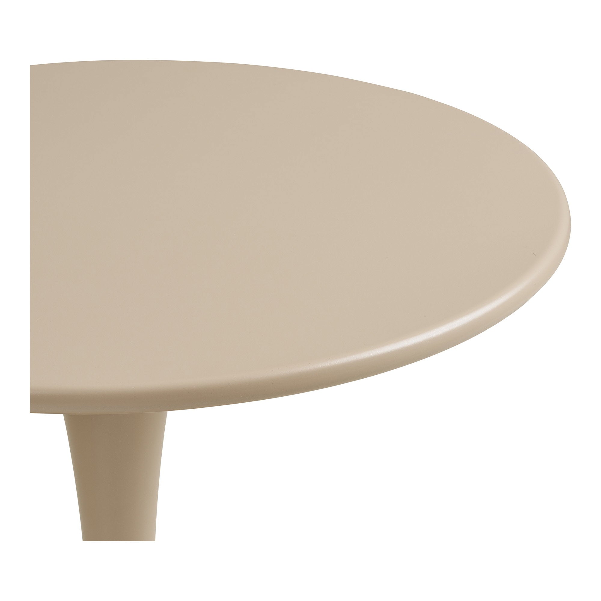 Meira Bistrotafel - Staal, taupe Ø60x72 cm