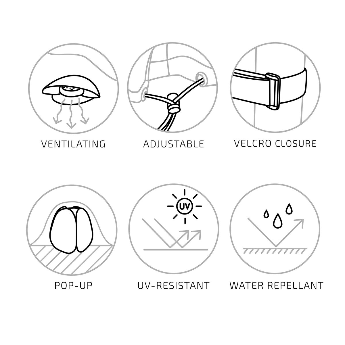Luxury Covers - Luxury protective cover for table with 6 chairs, 210g/m² 600D polyester with PU coating, water-repellent, black