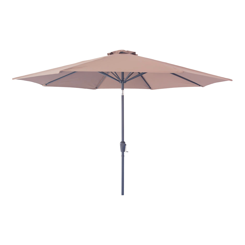 Houston Parasol - Met draaimechanisme en kantelfunctie, metalen paal, zandkleurig, Ø300 cm
