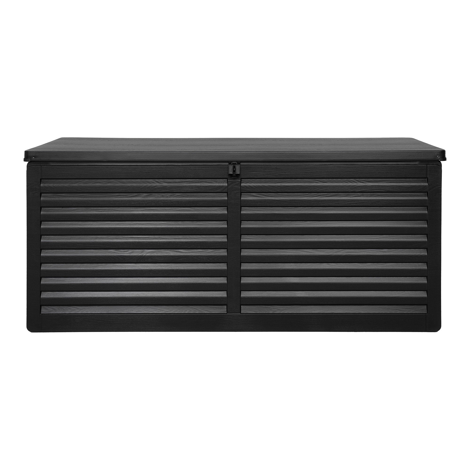 Dubrovnik Cushion Box - Plastic, black 146.5x61x64.5 cm, 490 litres