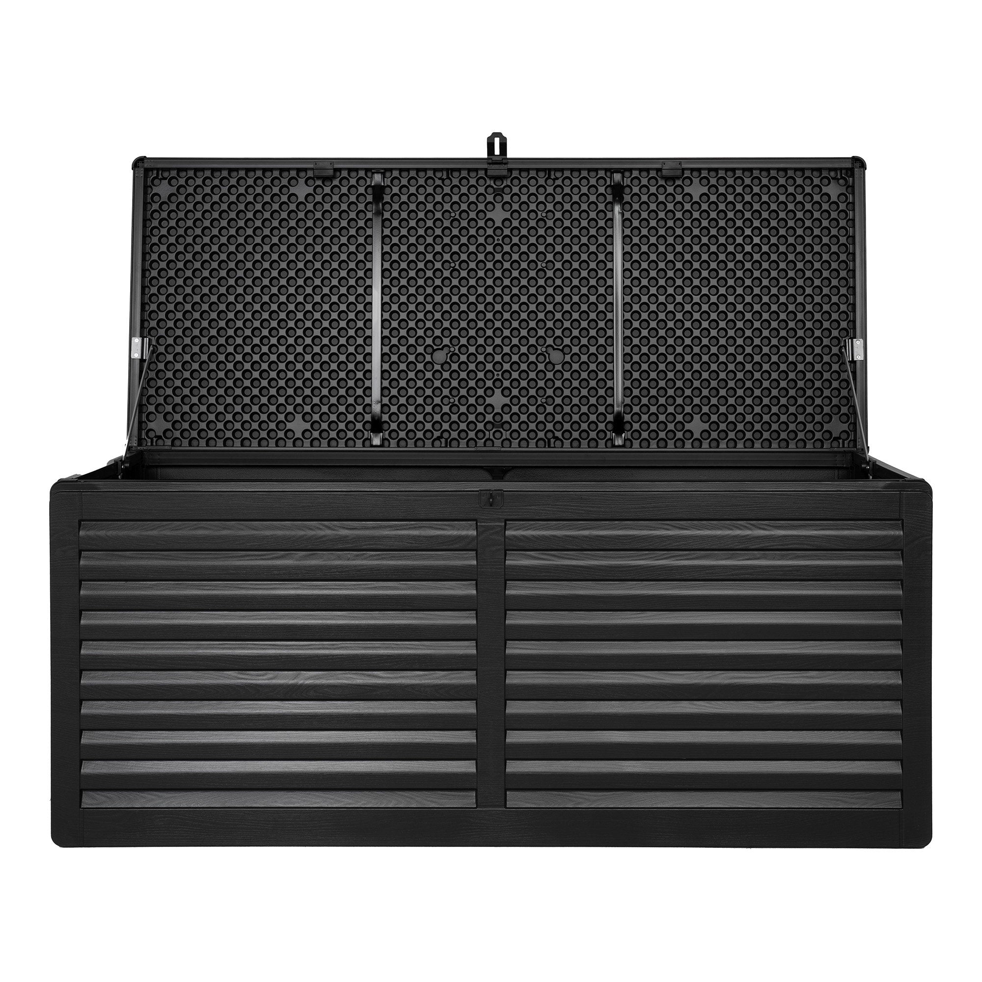 Dubrovnik Cushion Box - Plastic, black 146.5x61x64.5 cm, 490 litres