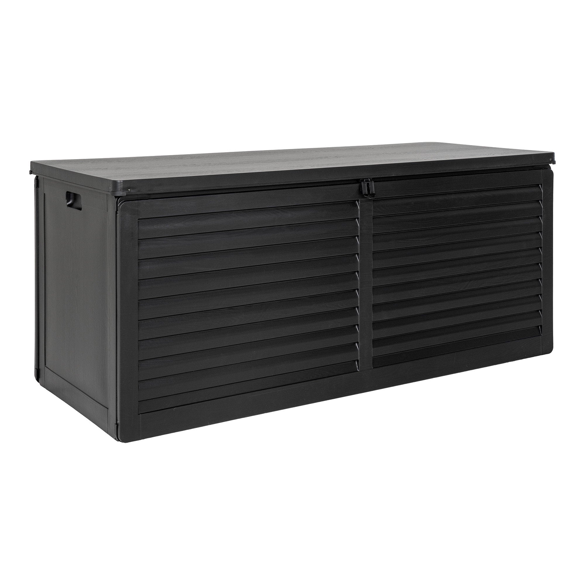 Dubrovnik Cushion Box - Plastic, black 146.5x61x64.5 cm, 490 litres