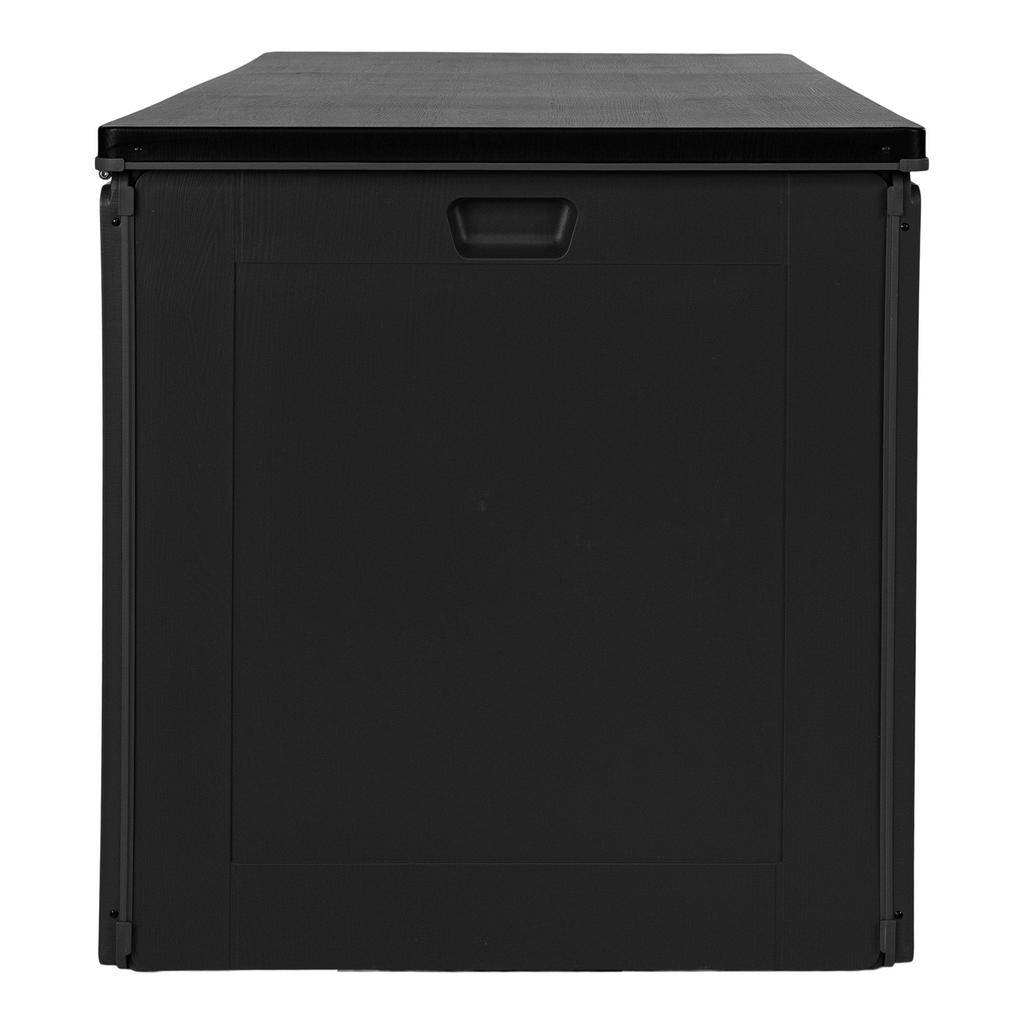 Dubrovnik Cushion Box - Plastic, black 146.5x61x64.5 cm, 490 litres