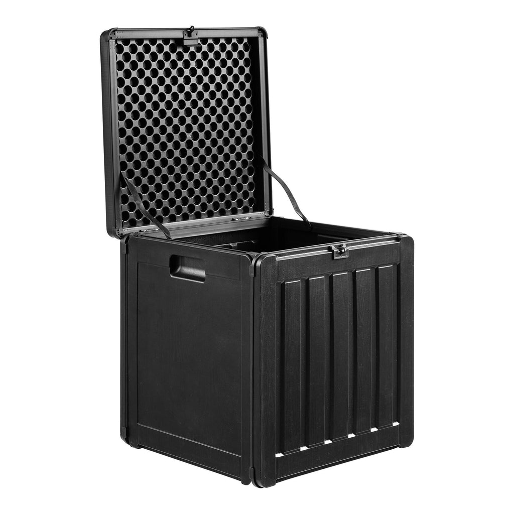 Sobra Cushion Box - Plastic, black 42.8x42.8x46.4 cm, 76 liters