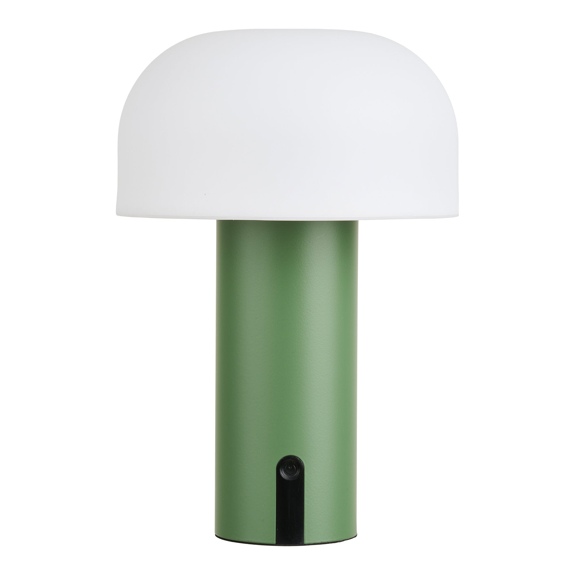 Soham LED Tafellamp - Oplaadbaar, wit/groen