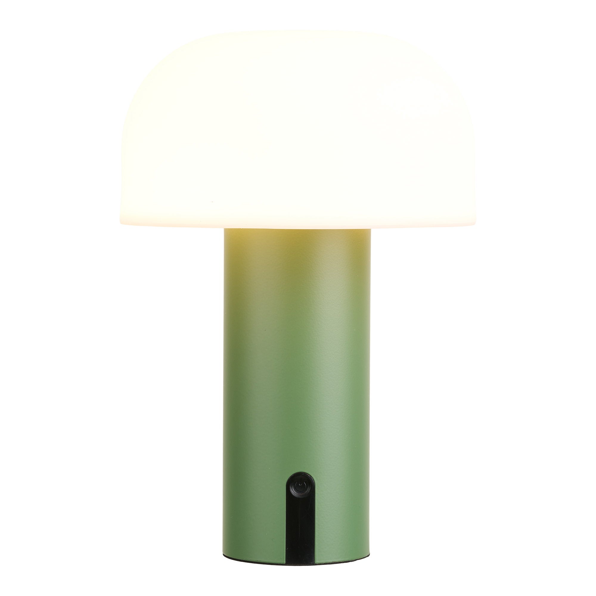 Soham LED Tafellamp - Oplaadbaar, wit/groen