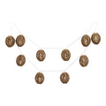 Carlisle LED Lichtslinger - Polyrattan/metaal, naturel/zwart