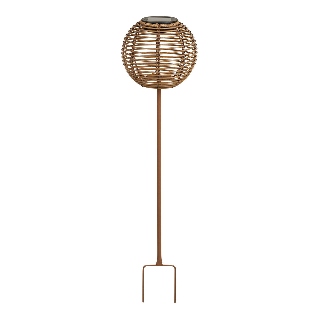Carlisle Lamp - Oplaadbare lamp met geïntegreerd zonnepaneel, naturel
