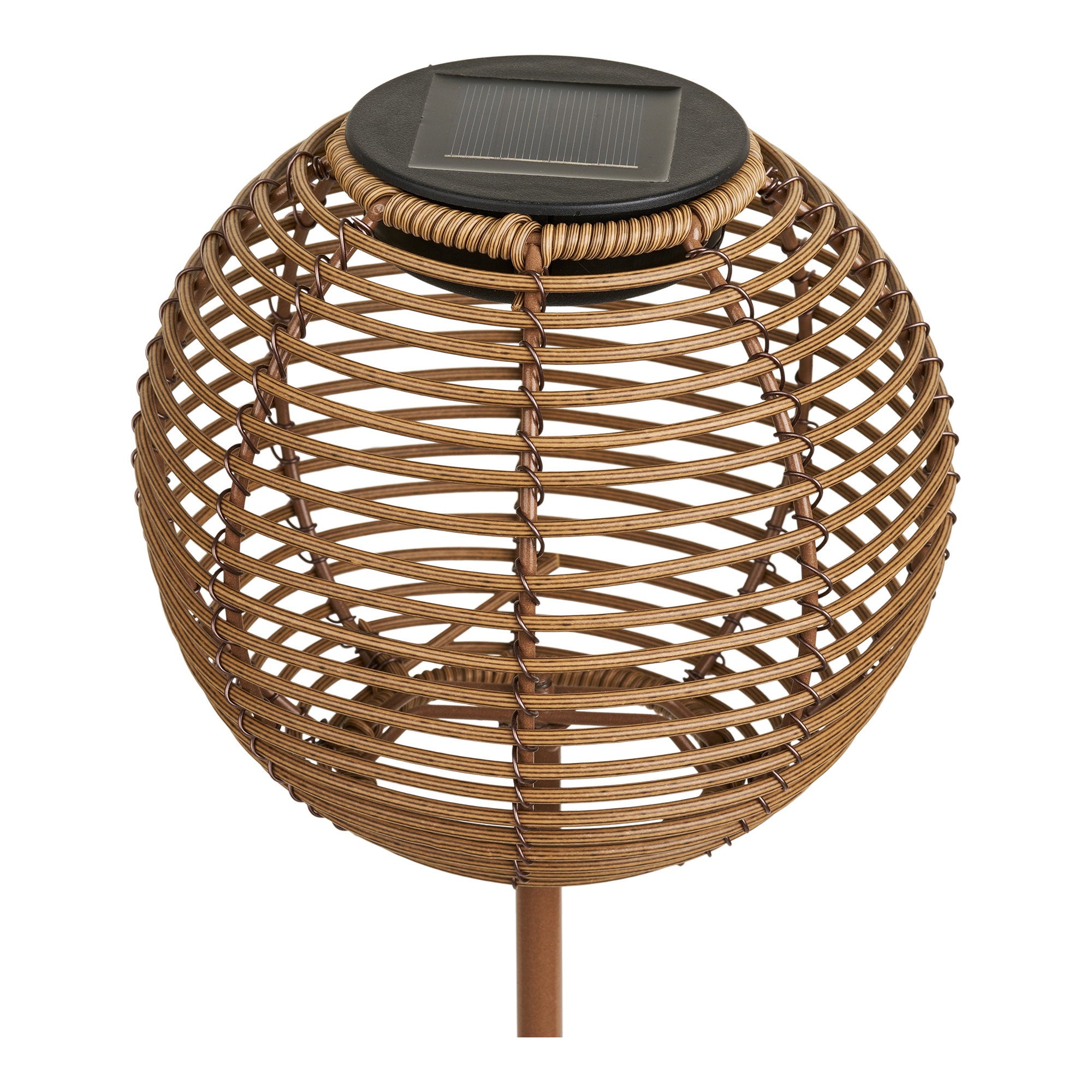 Carlisle Lamp - Oplaadbare lamp met geïntegreerd zonnepaneel, naturel