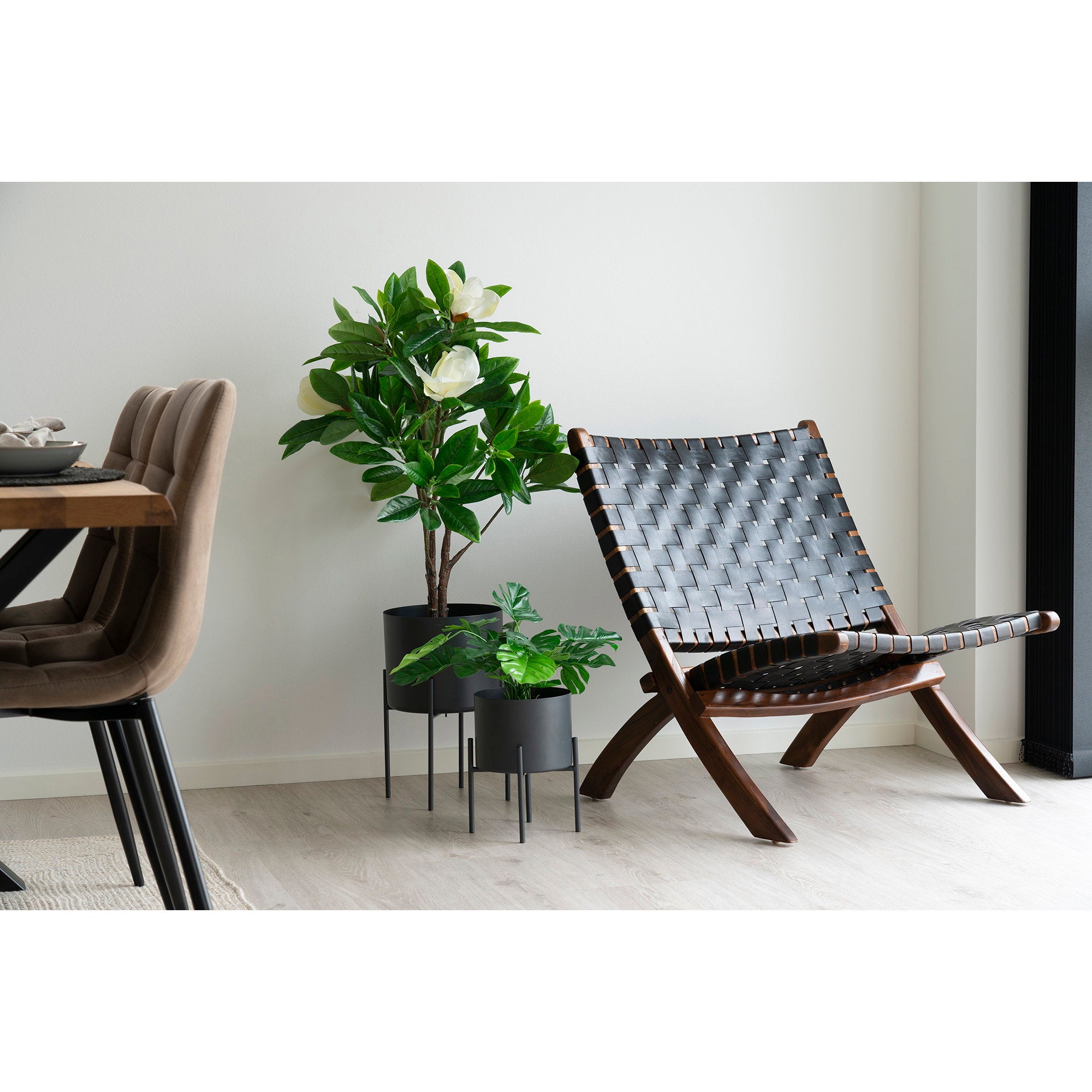 Pavia Planters - Planters, steel, grey (set of 2)