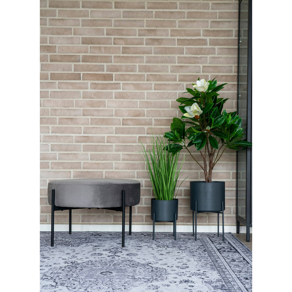 Pavia Planters - Planters, steel, grey (set of 2)