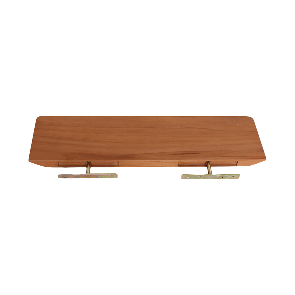 Craftsman teakhouten wandplank - 60 cm