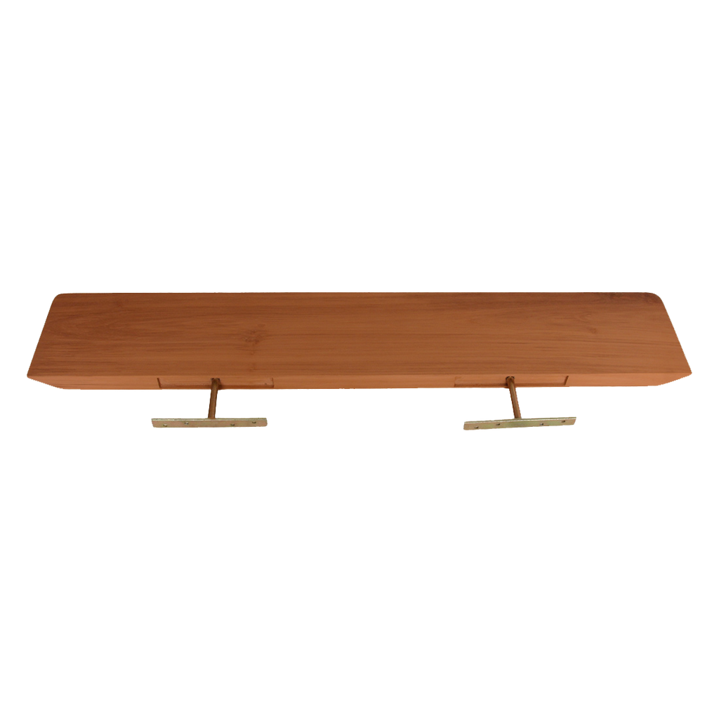 Craftsman Teak Wall Shelf - 90 cm