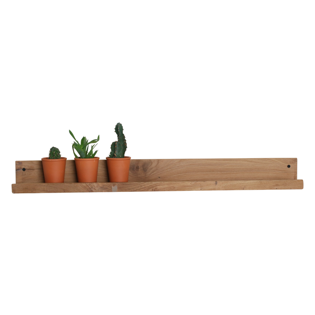 Elements Teak Wall Shelf - 75x8x8 cm