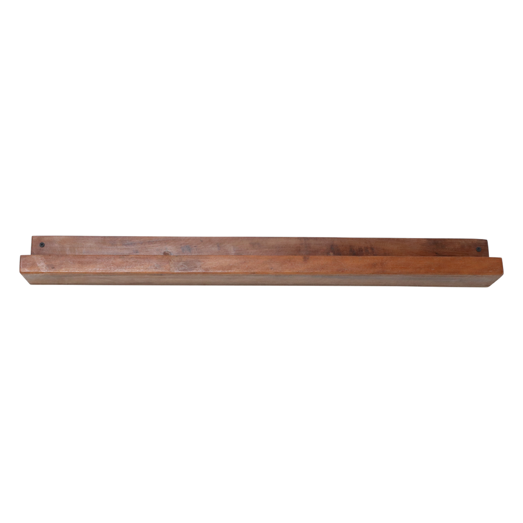 Factory wall shelf - FSC recycled wood - 75x8x8 cm