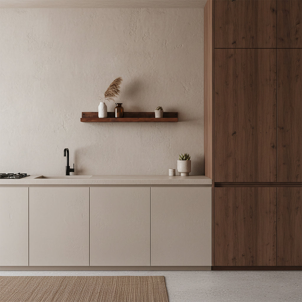 Factory wall shelf - FSC recycled wood - 75x8x8 cm