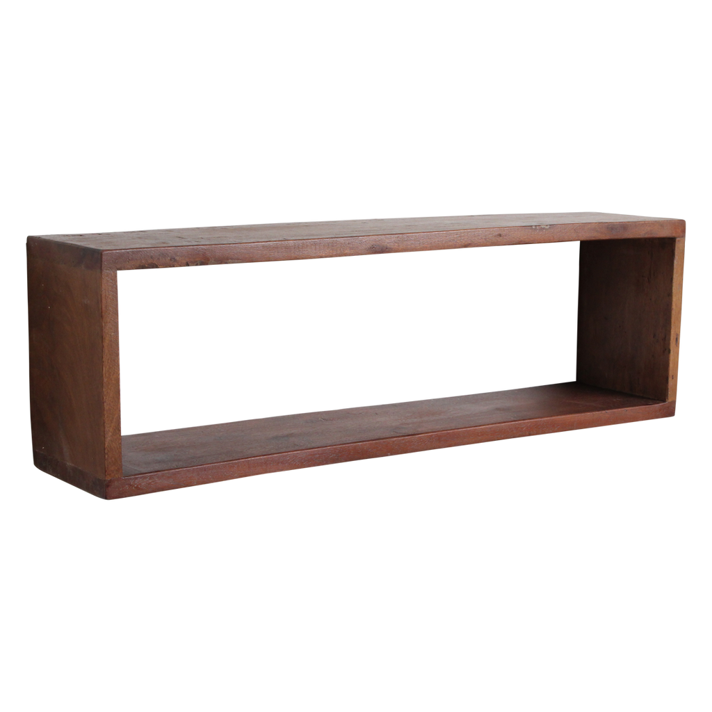 Factory Wall Shelf Box - FSC-recycled wood - 70x15x22 cm
