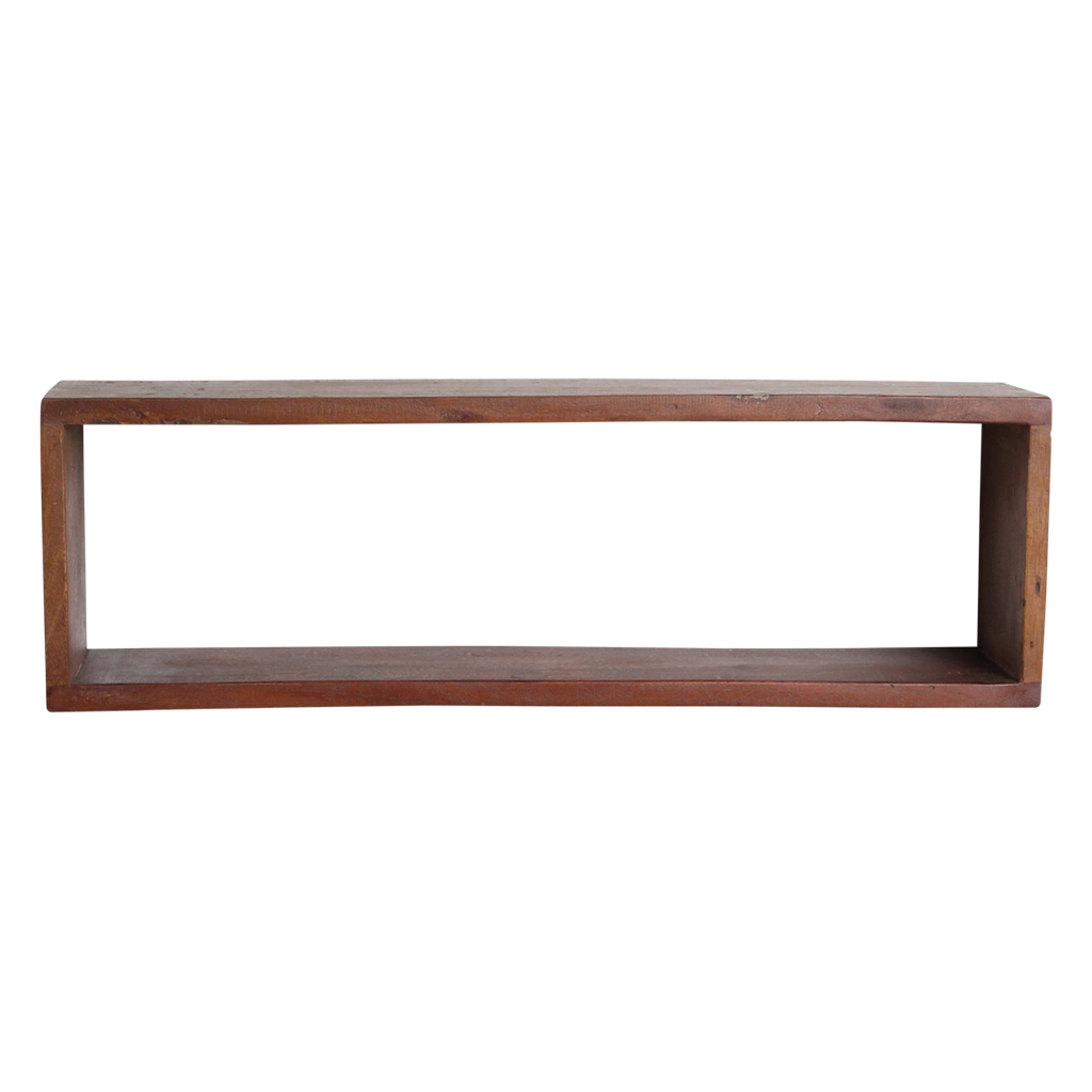 Factory Wall Shelf Box - FSC-recycled wood - 70x15x22 cm
