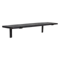 Factory wandplank zwart - FSC-gerecycled hout - 80 cm
