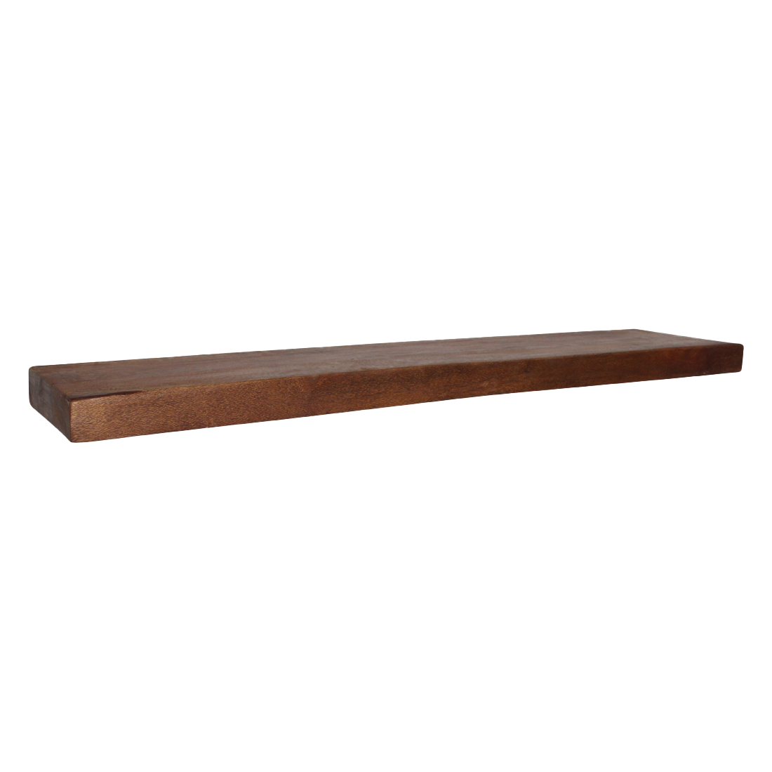Factory zwevende wandplank - FSC-gerecycled hout - 80x18x3,8 cm