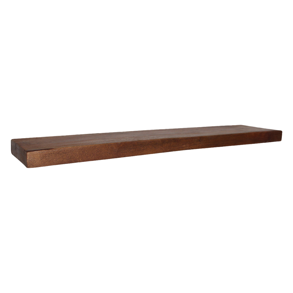 Factory floating wall shelf - FSC-recycled wood - 80x18x3.8 cm