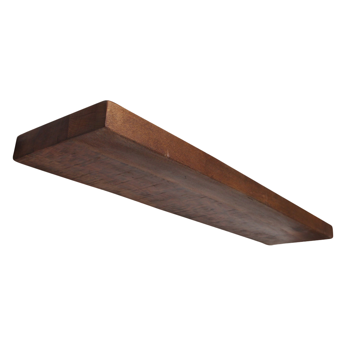Factory floating wall shelf - FSC-recycled wood - 80x18x3.8 cm
