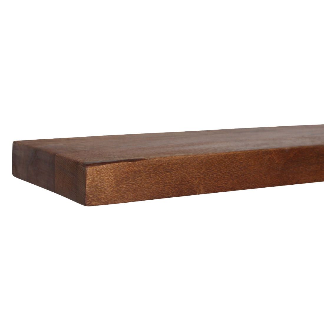 Factory zwevende wandplank - FSC-gerecycled hout - 80x18x3,8 cm