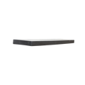 Zwart zwevende wandplank - FSC-gerecycled hout - 80x18x3,8 cm