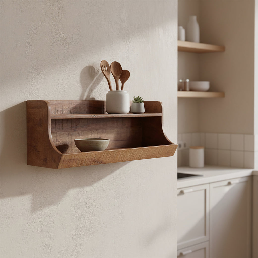 Factory opbergwandplank - FSC-gerecycled hout - 60 cm
