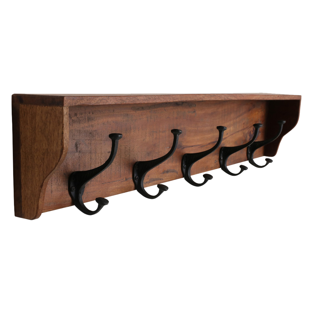 Factory wandkapstok "old style" - FSC-gerecycled hout