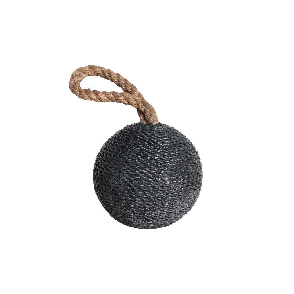 Zwarte deurstopper bomb