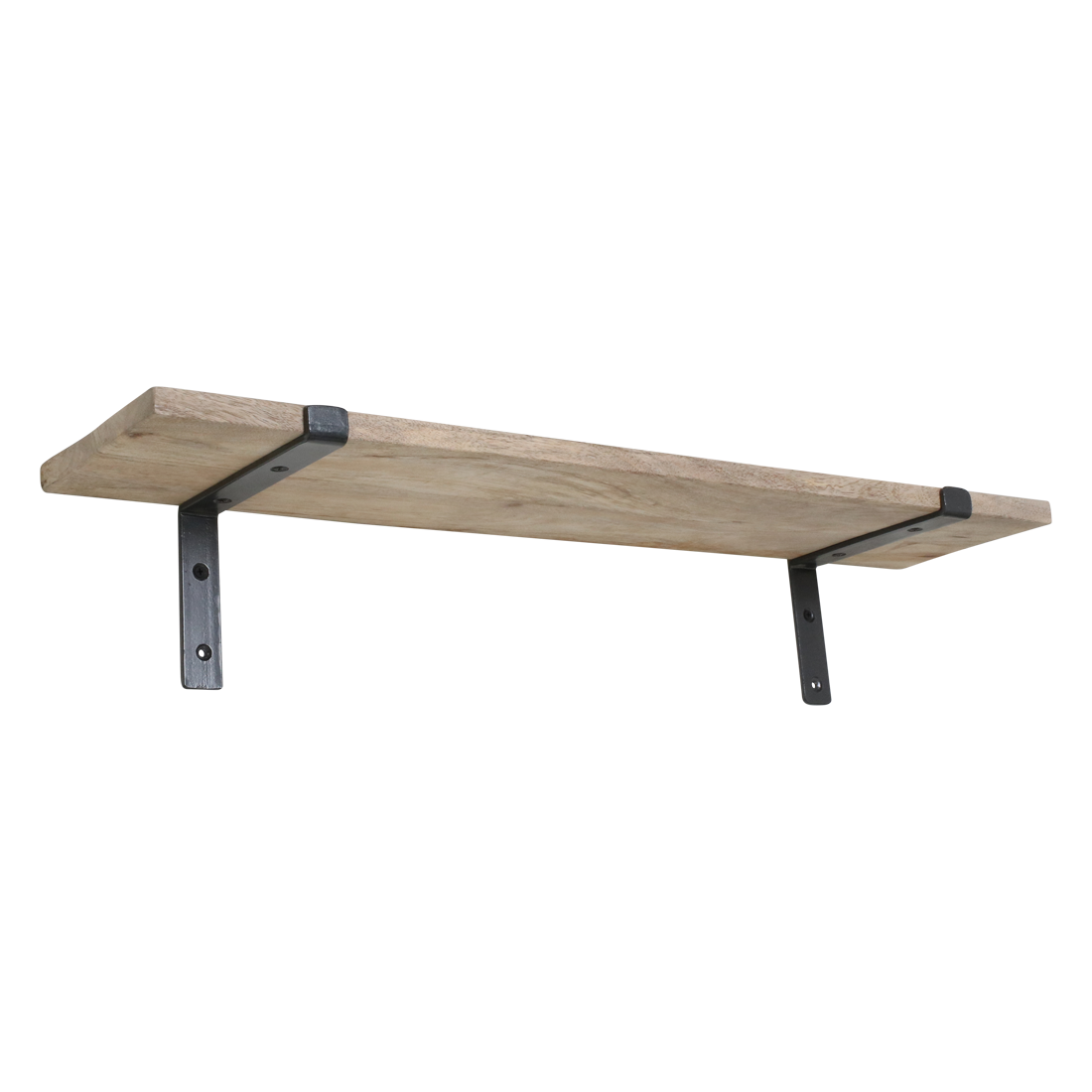 Mangohouten wandplank - 80 cm