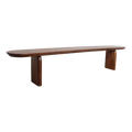 Bullnose eetkamerbank - 240 cm