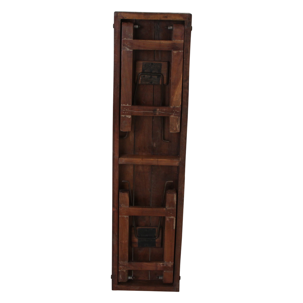 Inklapbare eetkamerbank - FSC-gerecycled hout -120 cm