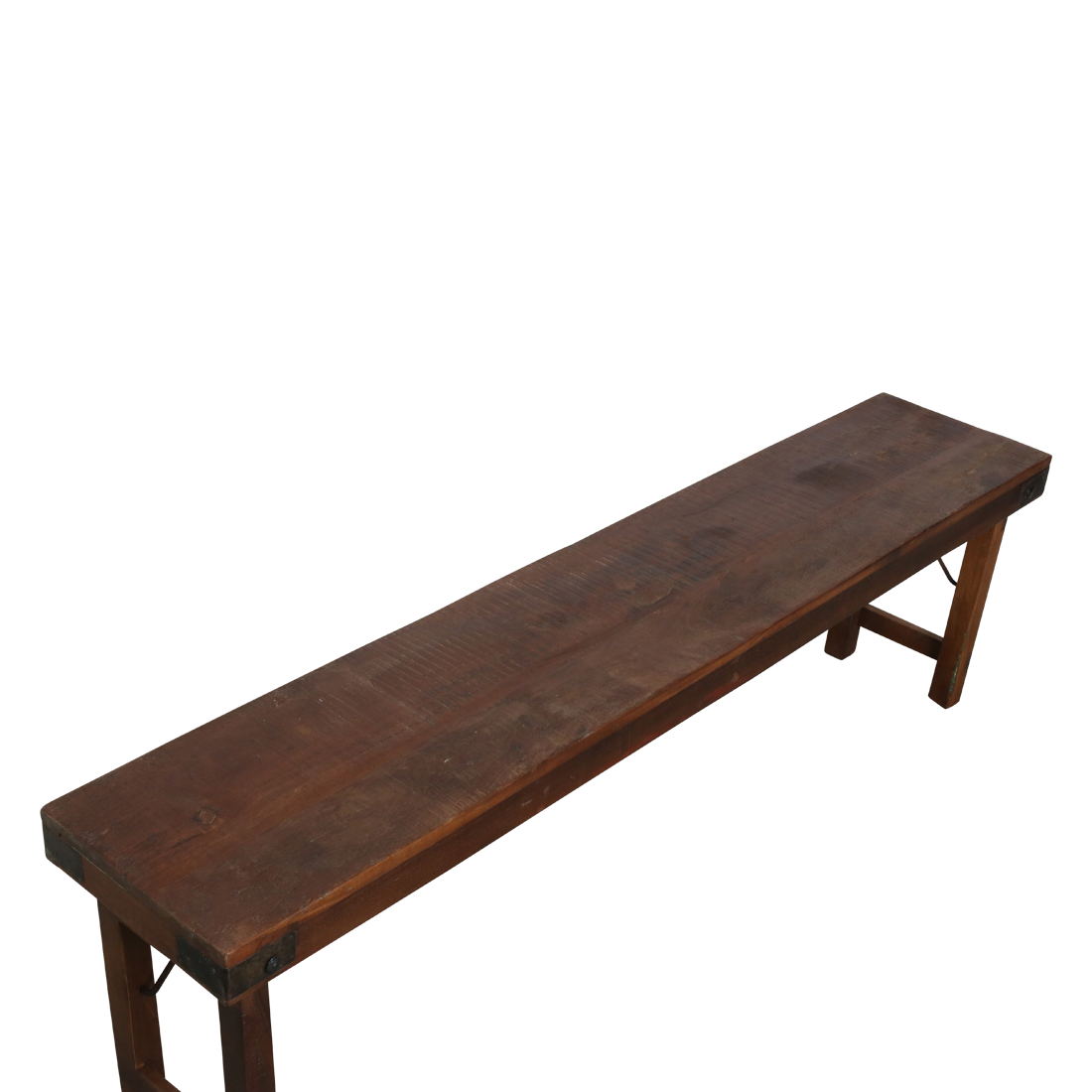 Inklapbare eetkamerbank - FSC-gerecycled hout - 160 cm