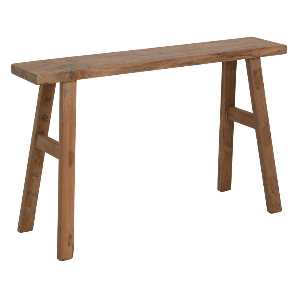 Java Carpenter side table/bench - Reclaimed wood - 80x17x50 cm
