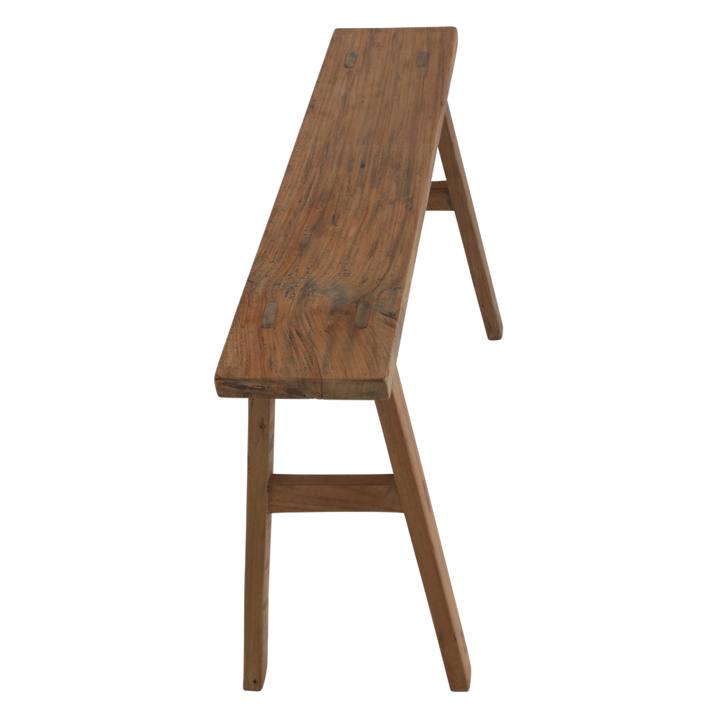 Java Carpenter side table/bench - Reclaimed wood - 80x17x50 cm