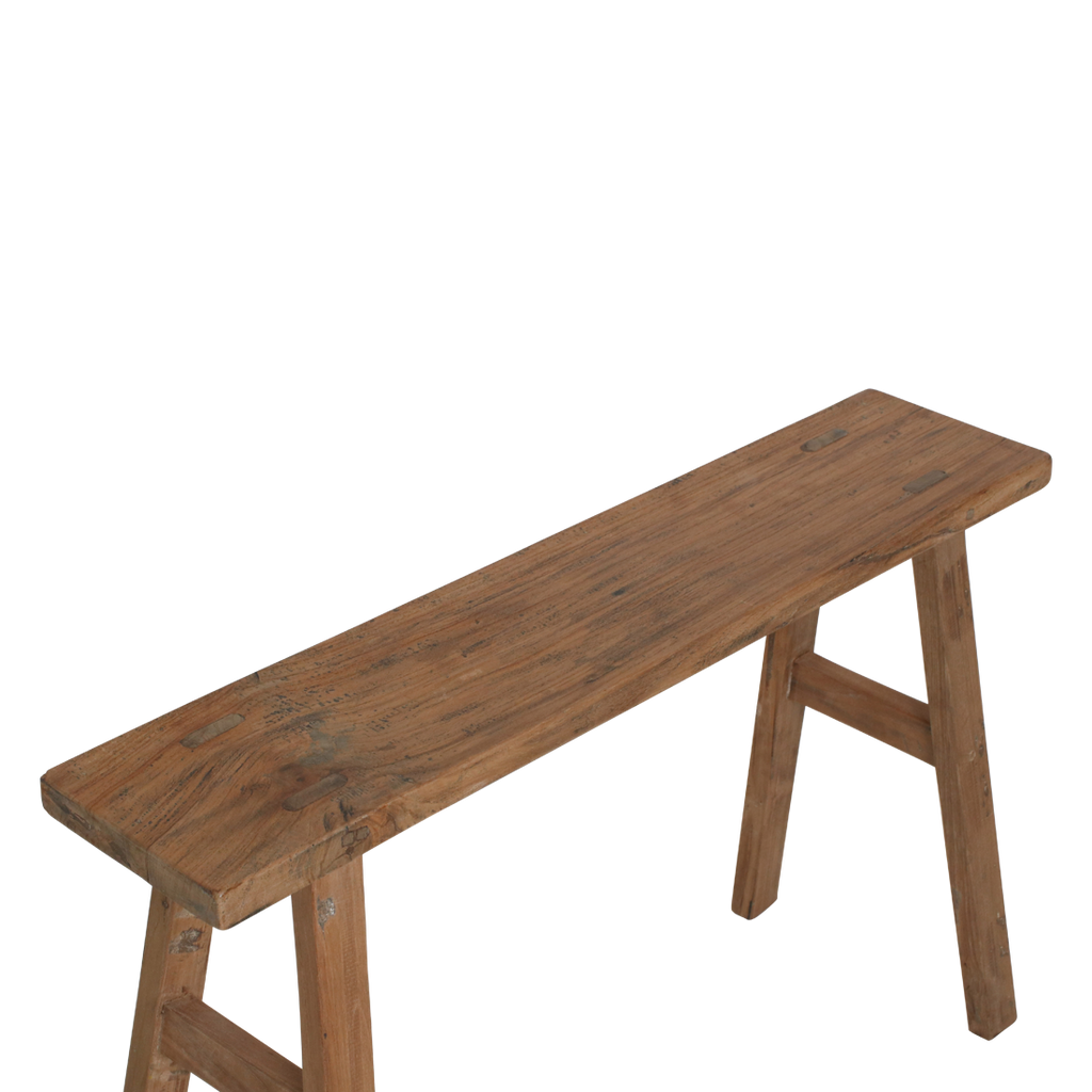 Java Carpenter side table/bench - Reclaimed wood - 80x17x50 cm