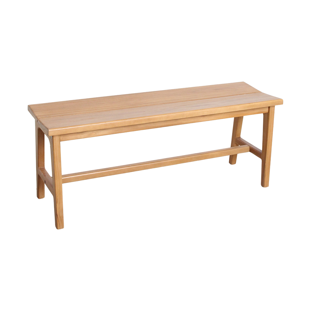 Teakhouten bankje - 120x35x48 cm