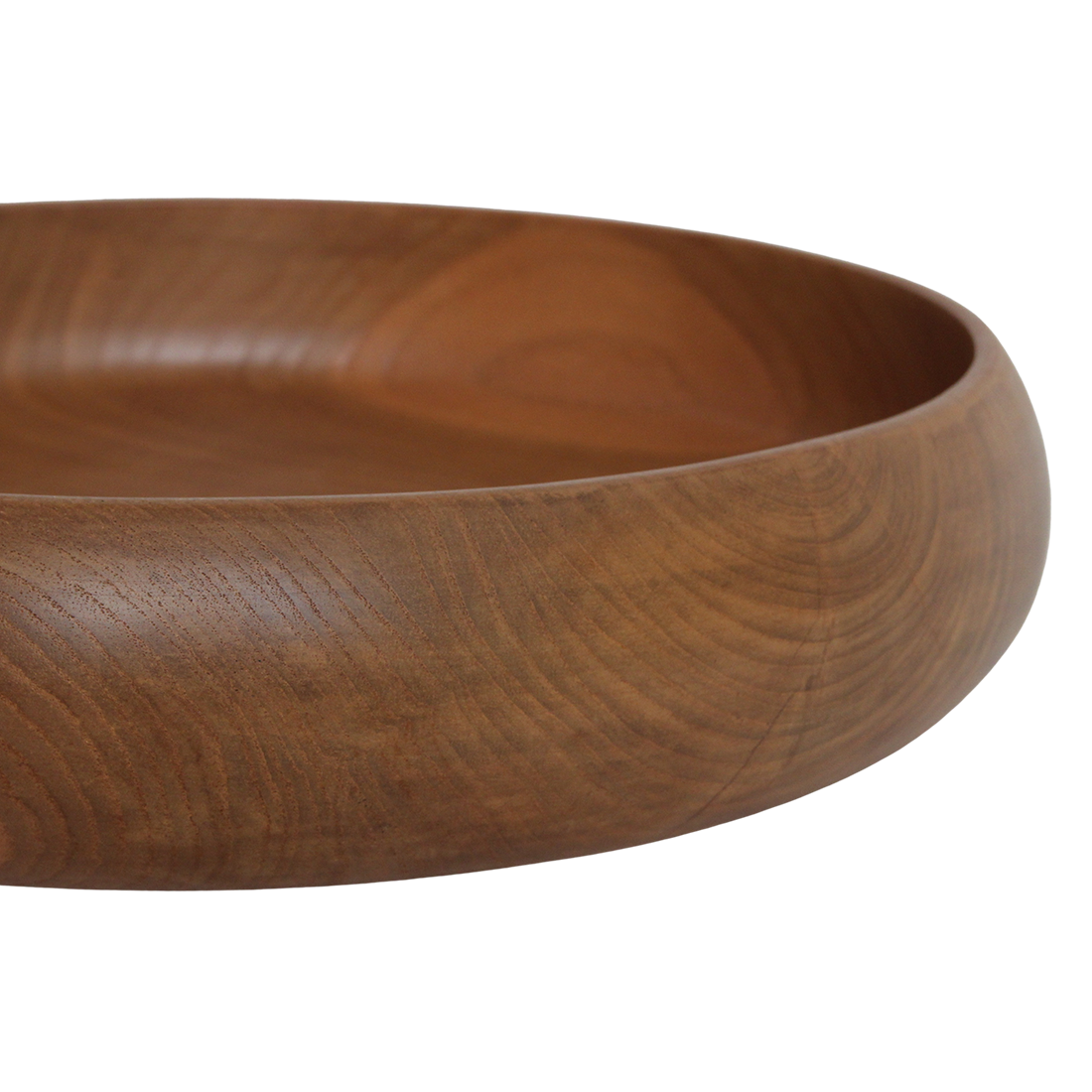 Teakhouten schaal large - Ø 37 cm